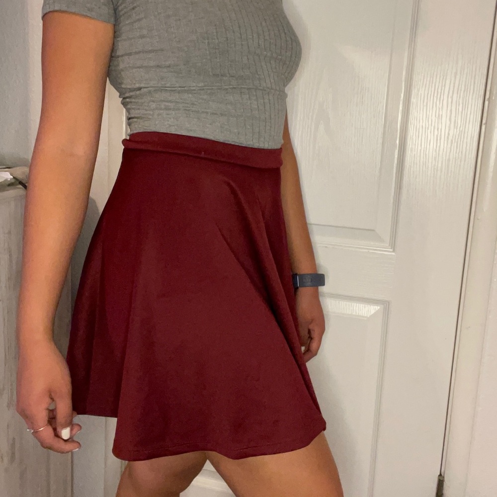 High waisted skirt